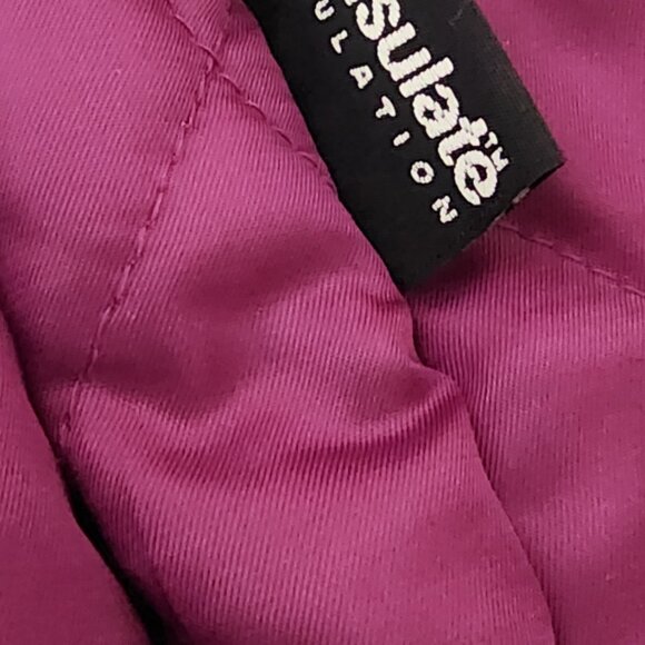 TALBOTS Women's Plum Wool Coat | GREAT CONDITION - Size 10 - Picture 10 of 11